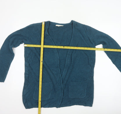 Seasalt Cornwall Women’s Blue UK 8 Open Cable Knit Cotton Cardigan