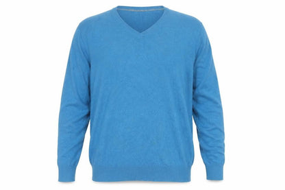 Gap Men’s Blue XL V-Neck Knit Pullover Jumper Long Sleeve Casual