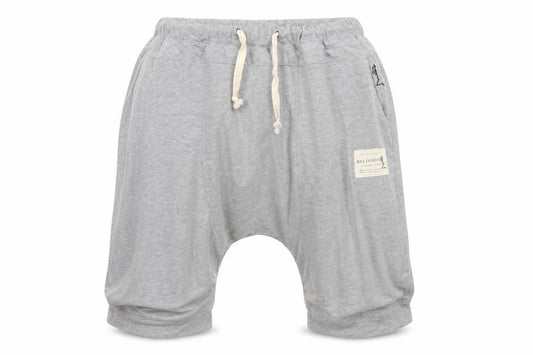 Religion Men's Grey L Sweat Shorts Drawstring Cotton Logo Pockets