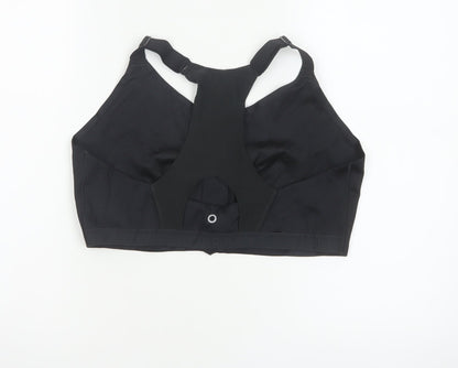 M&S Goodmove Women’s Black 42C High Support Zip Front Sports Bra