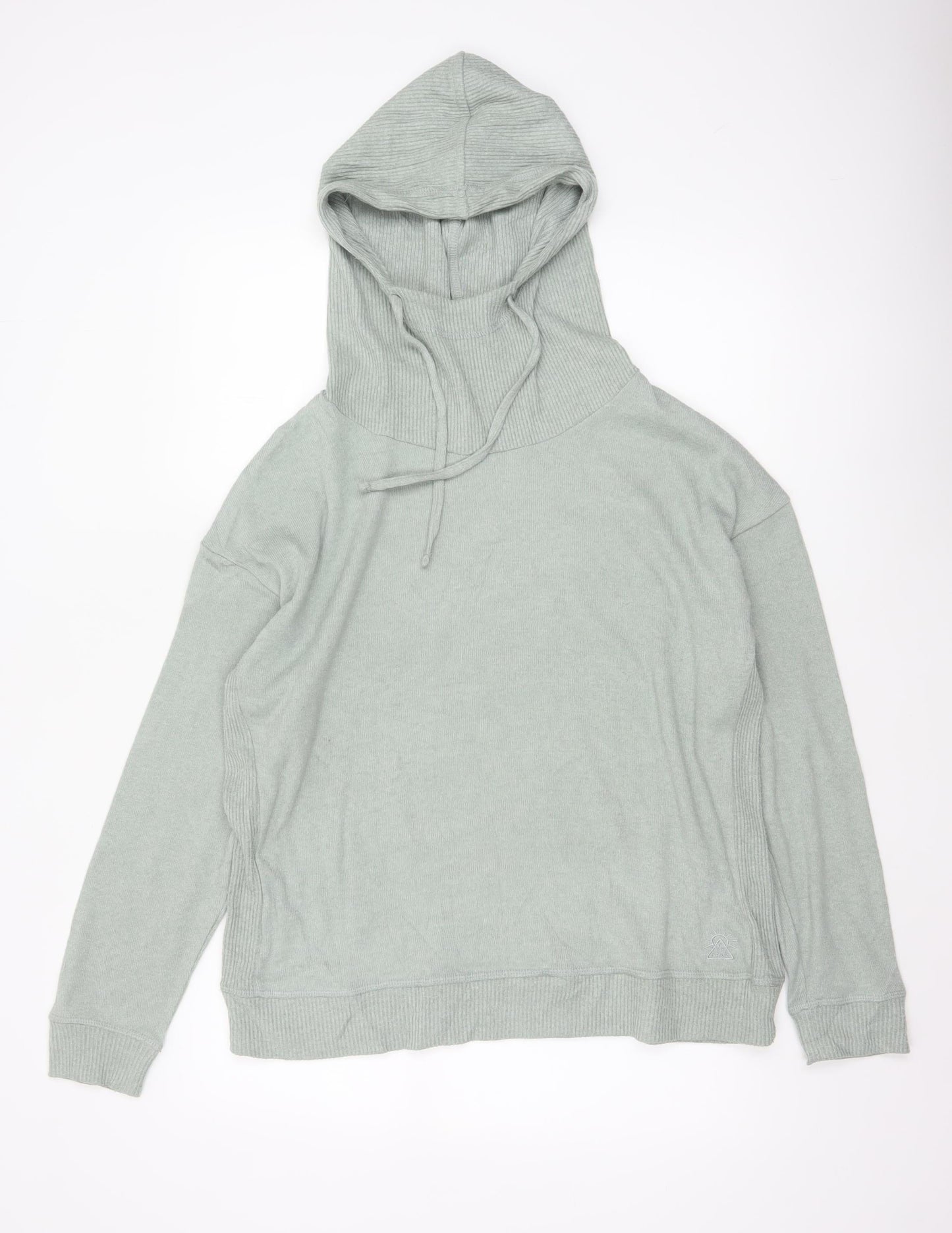 Rat Pacer Women Grey UK 14 Hooded High Neck Pullover Jumper
