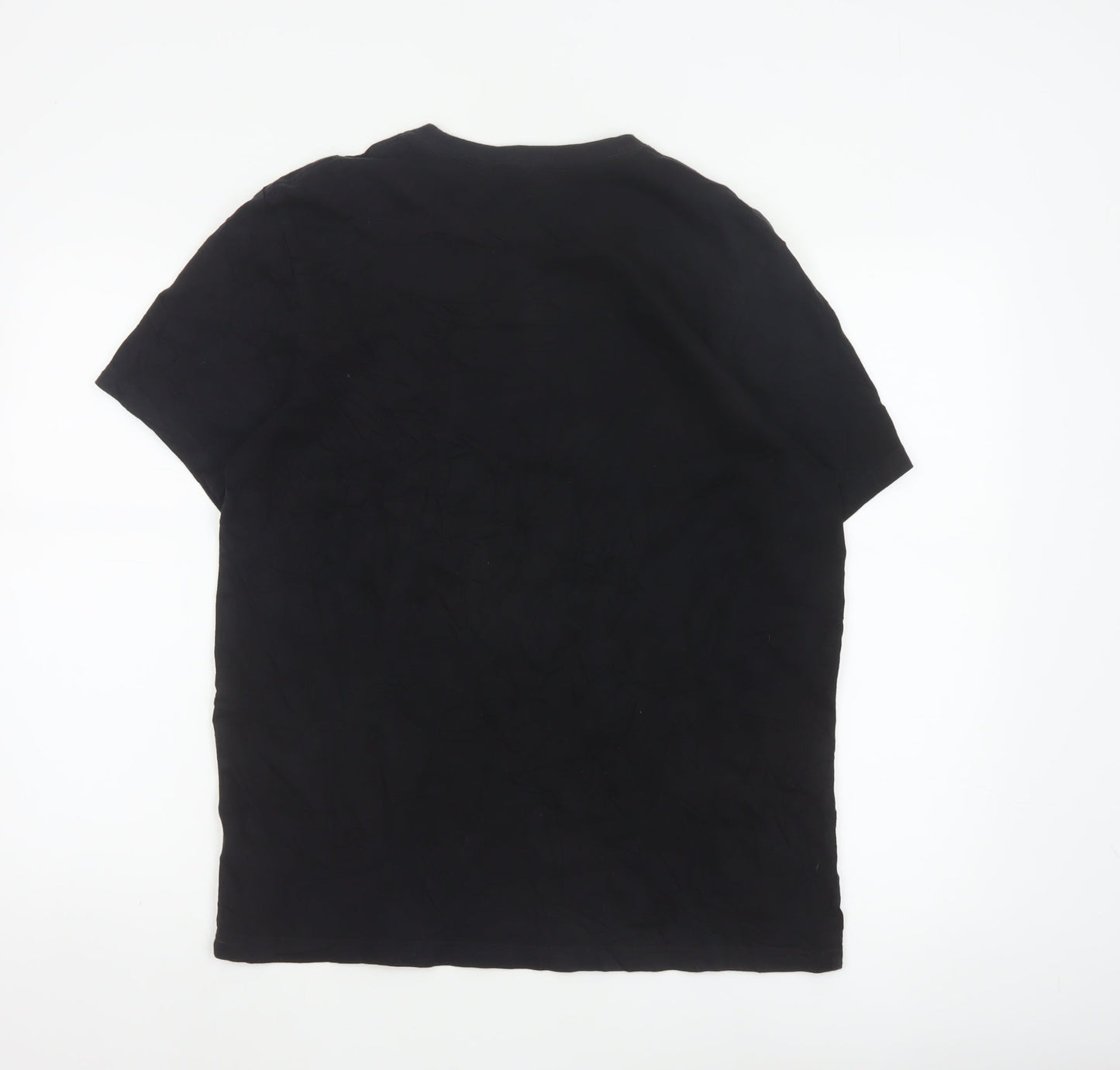 Jack Wills Men’s Black L Classic Fit Cotton Logo T-Shirt