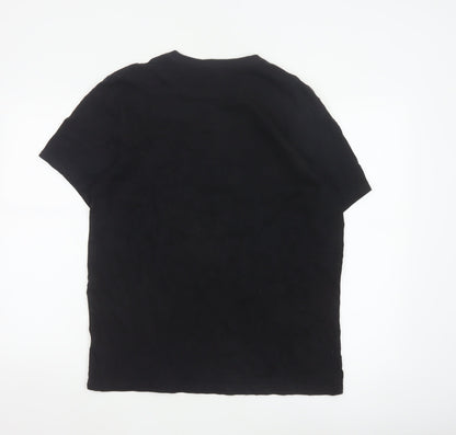 Jack Wills Men’s Black L Classic Fit Cotton Logo T-Shirt