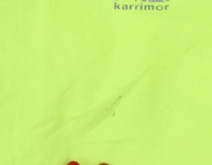 Karrimor Women’s Yellow UK 14 Running Windbreaker Reflective Full Zip