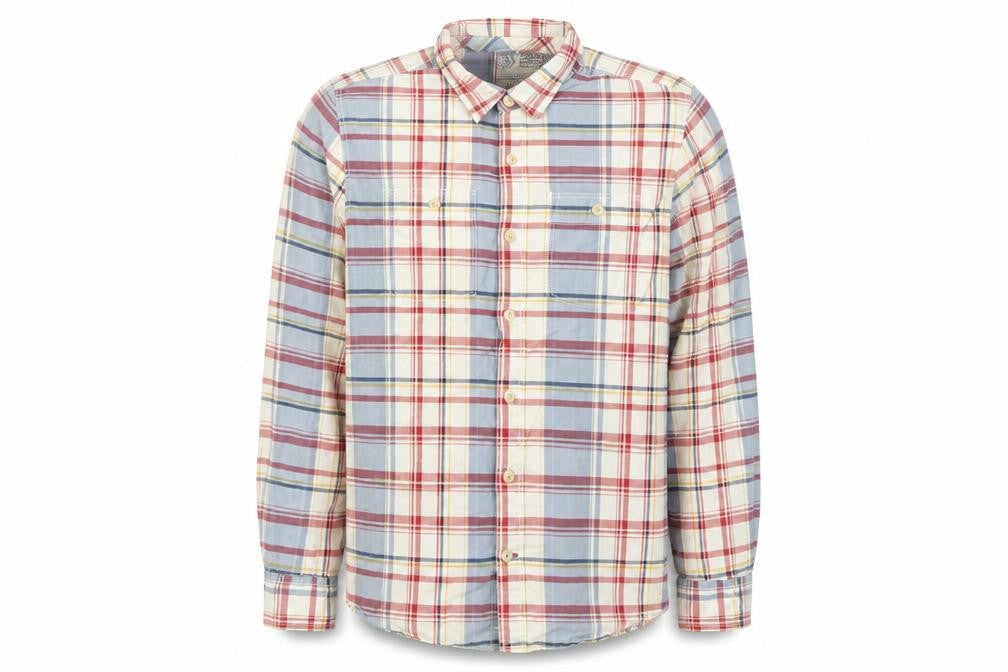 Fat Face Men’s Multicoloured Plaid Button-Down Shirt Size L Long Sleeve