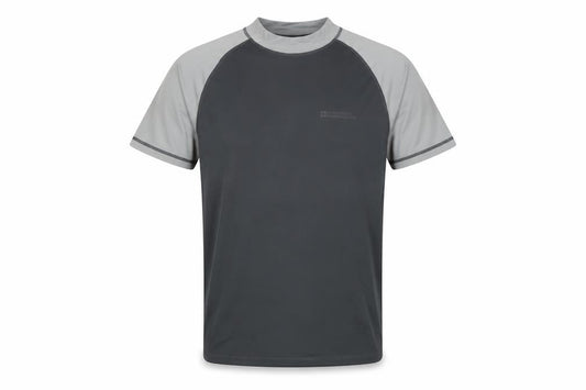 Mountain Warehouse Men’s Black Grey M Athletic Rash Guard T-Shirt