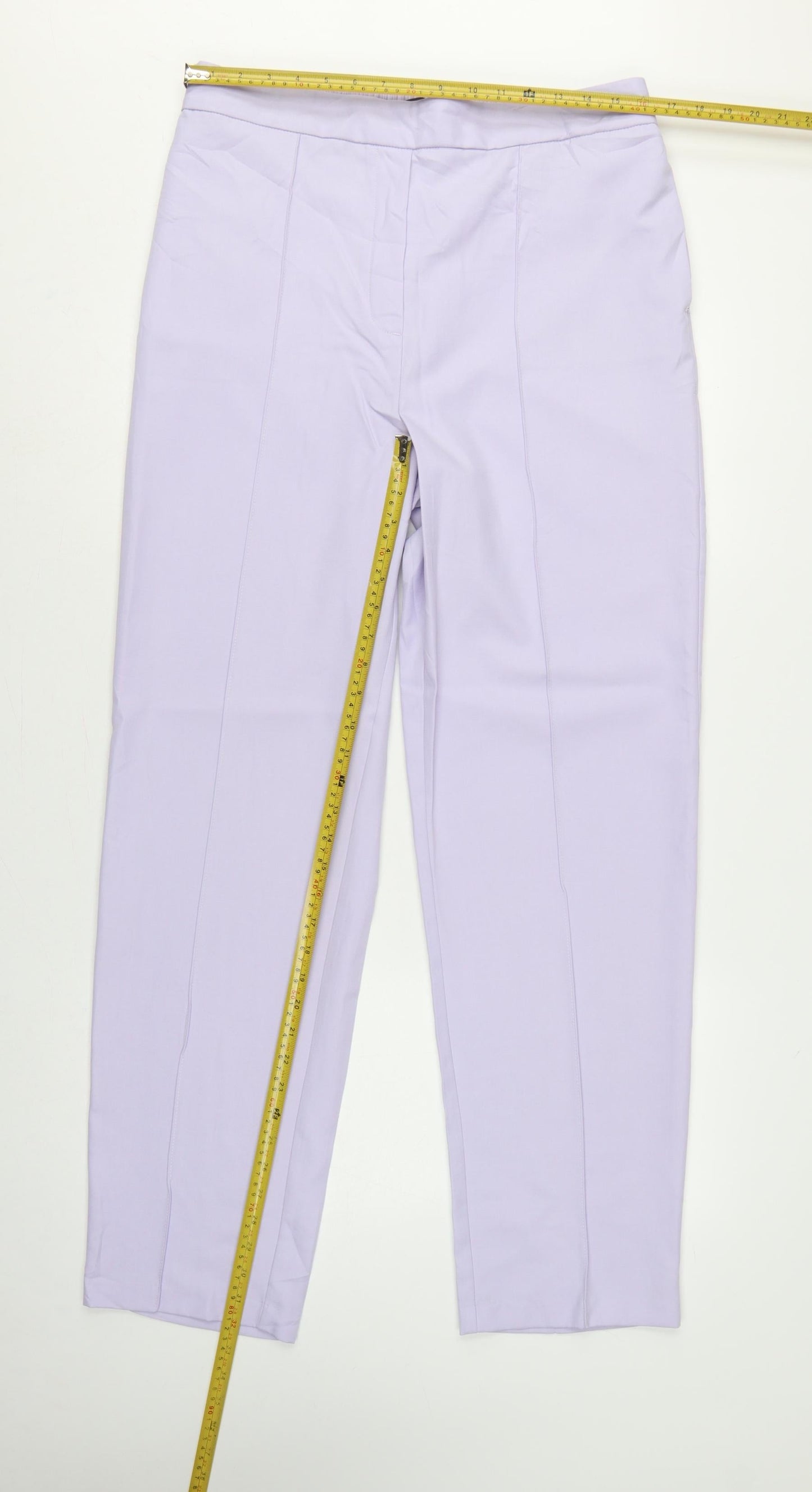Marks and Spencer Women Purple UK 16 Long Straight Dress Trousers