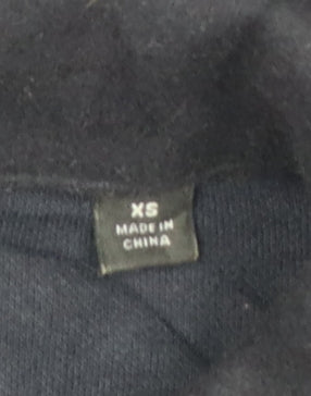 UNIQLO Women’s Black XS Basic Collared Long Sleeve Button-Up Shirt