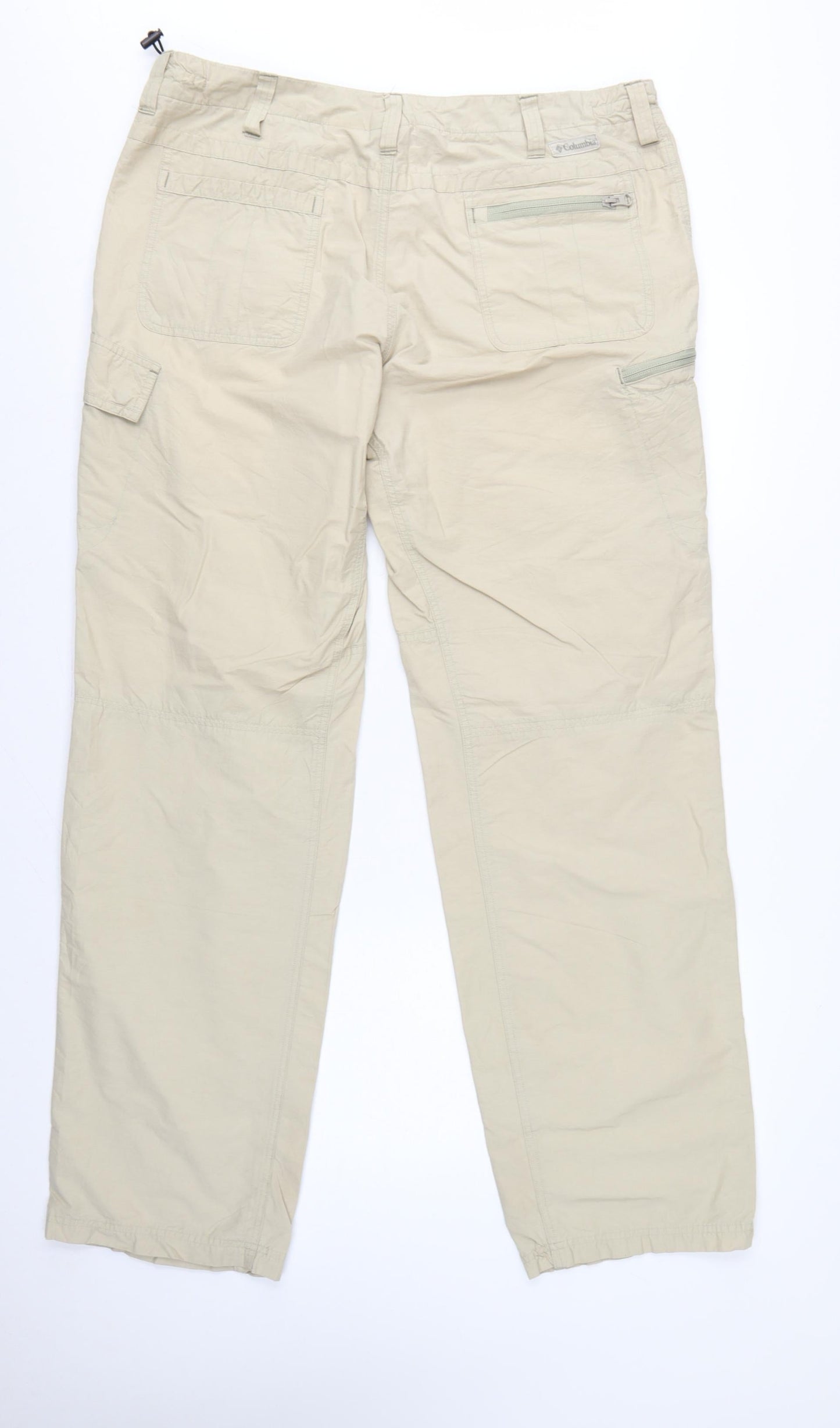 Columbia Men’s Beige Cargo Trousers 38in Waist 34in Leg Straight