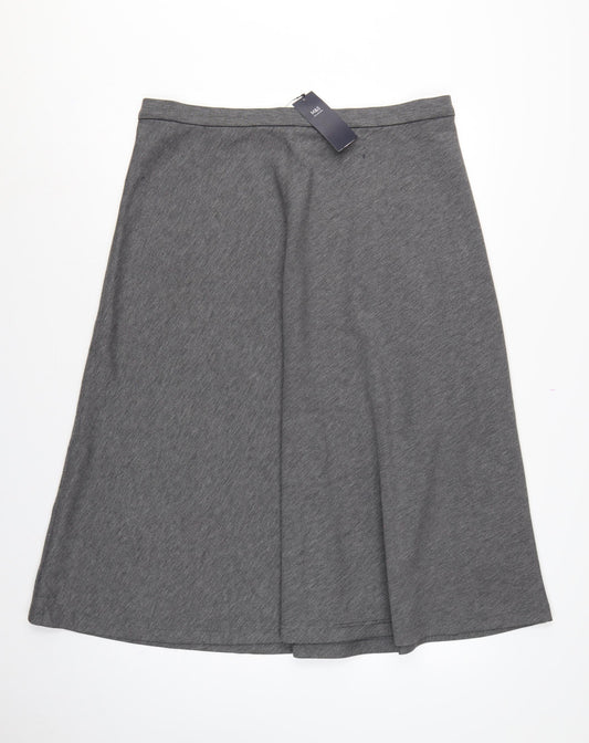 Marks and Spencer Women's Grey Marl UK 18 Wrap Long Skirt