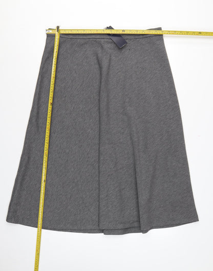 Marks and Spencer Women's Grey Marl UK 18 Wrap Long Skirt