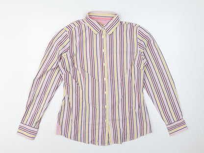 Musto Signature Women’s Multicoloured Striped Cotton Shirt UK 16