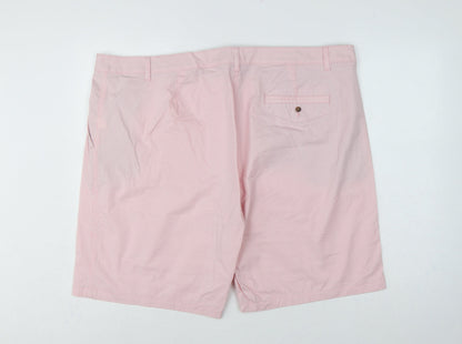 Marks & Spencer Women’s Pink Stripe Bermuda Shorts UK 24
