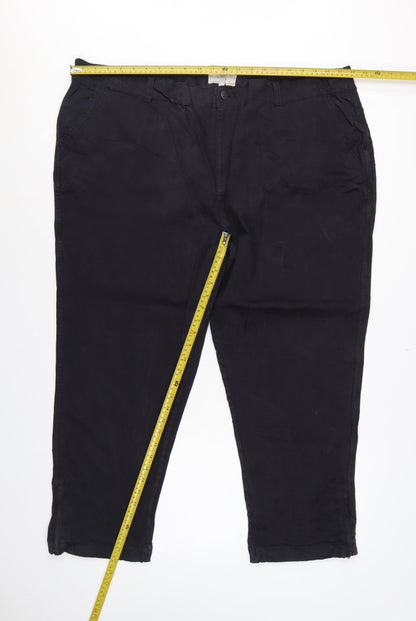 Fat Face Men’s Black Size 24 Tapered Stretch Cotton Blend Jeans Short
