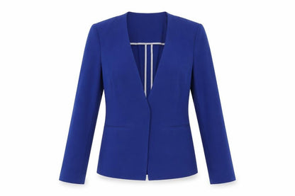 Marks & Spencer Women Blue UK 12 Tailored Shawl Lapel Blazer