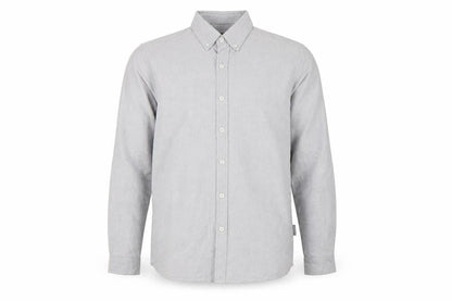 Peter Werth Men’s Grey L Castle Cotton Button-Down Long Sleeve Shirt