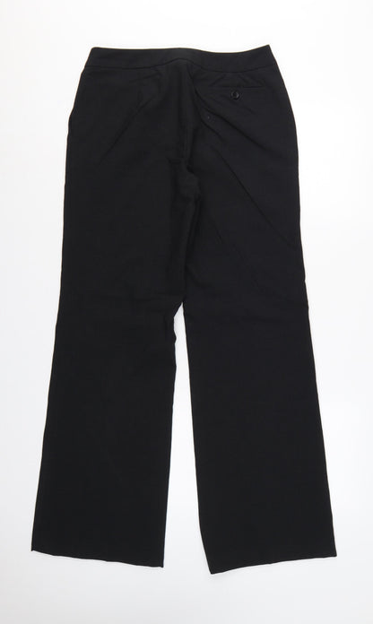 Mexx Women’s Black UK 12 Belted Bootcut Dress Trousers
