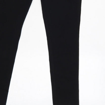Dorothy Perkins Women Black UK 14 Slim Tapered Tailored Work Trousers
