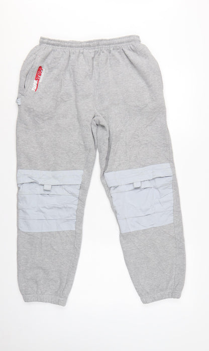 TuffStuff Men's Grey M Convertible Workwear Sweatpants Cuffed Logo