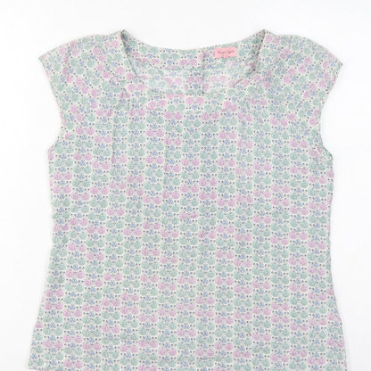 Phase Eight Women’s Multicoloured Floral Cap Sleeve Blouse Size 14