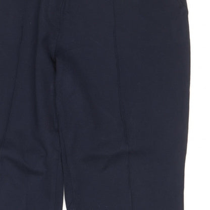 Marks and Spencer Women’s Navy Size 14 Tall Straight Dress Trousers