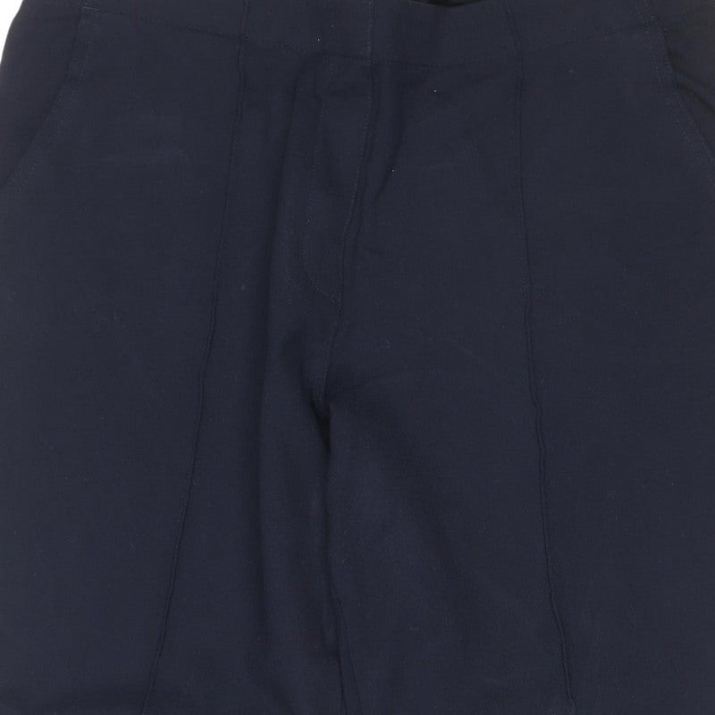 Marks and Spencer Women’s Navy Size 14 Tall Straight Dress Trousers