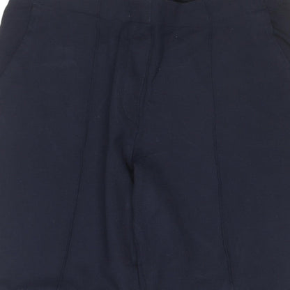 Marks and Spencer Women’s Navy Size 14 Tall Straight Dress Trousers