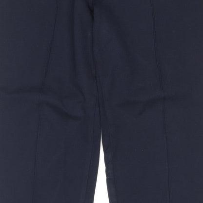 Marks and Spencer Women’s Navy Size 14 Tall Straight Dress Trousers