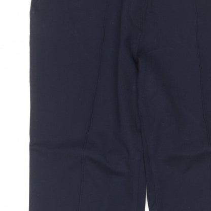 Marks and Spencer Women’s Navy Size 14 Tall Straight Dress Trousers