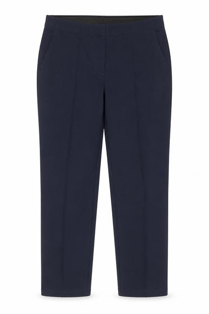 Marks and Spencer Women’s Navy Size 14 Tall Straight Dress Trousers