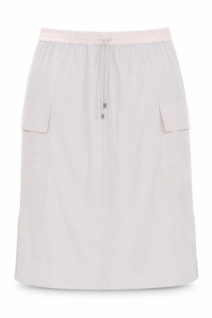 Marks & Spencer Collection Women Beige Size 20 Long Cargo Drawstring Skirt