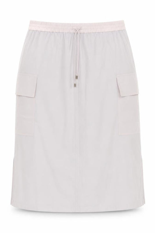 M&S Collection Women Beige Size 20 Long Cargo Drawstring Skirt