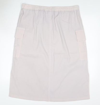 M&S Collection Women Beige Size 20 Long Cargo Drawstring Skirt