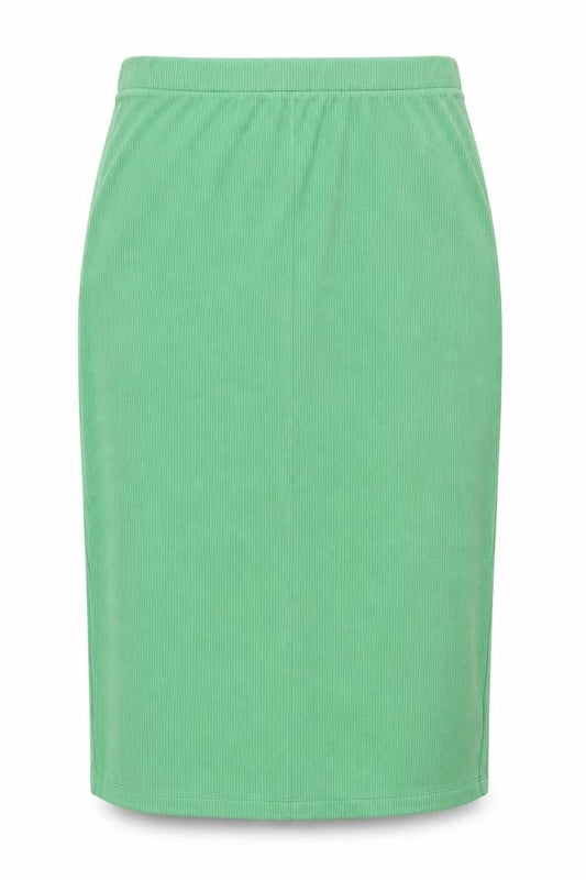 Marks and Spencer Women Green Size 16 Rib Knit Midi Pencil Skirt