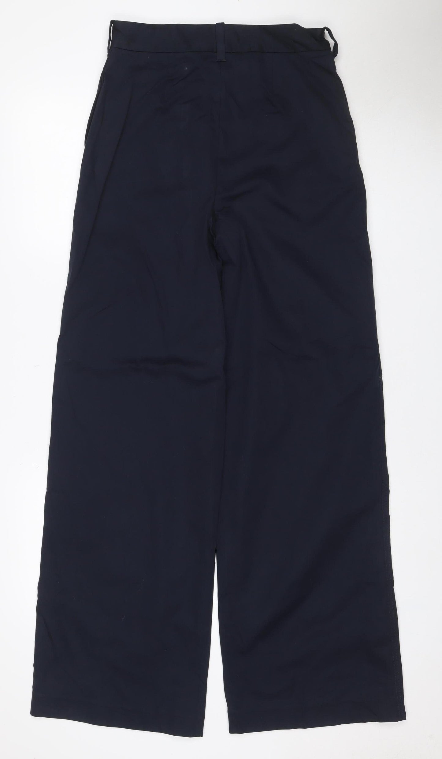 Marks and Spencer Women's Navy Size 8 Wide-Leg Dress Trousers