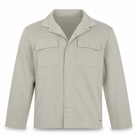 Autograph Men Beige M Military Jacket Cotton Stretch Utility NWT