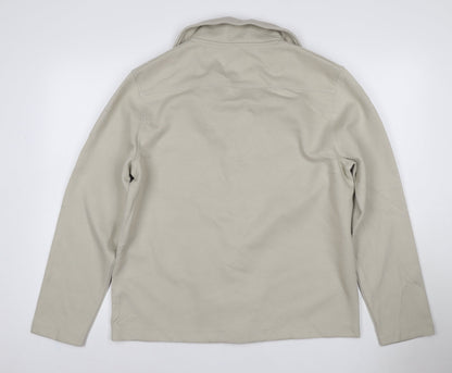 Autograph Men Beige M Military Jacket Cotton Stretch Utility NWT