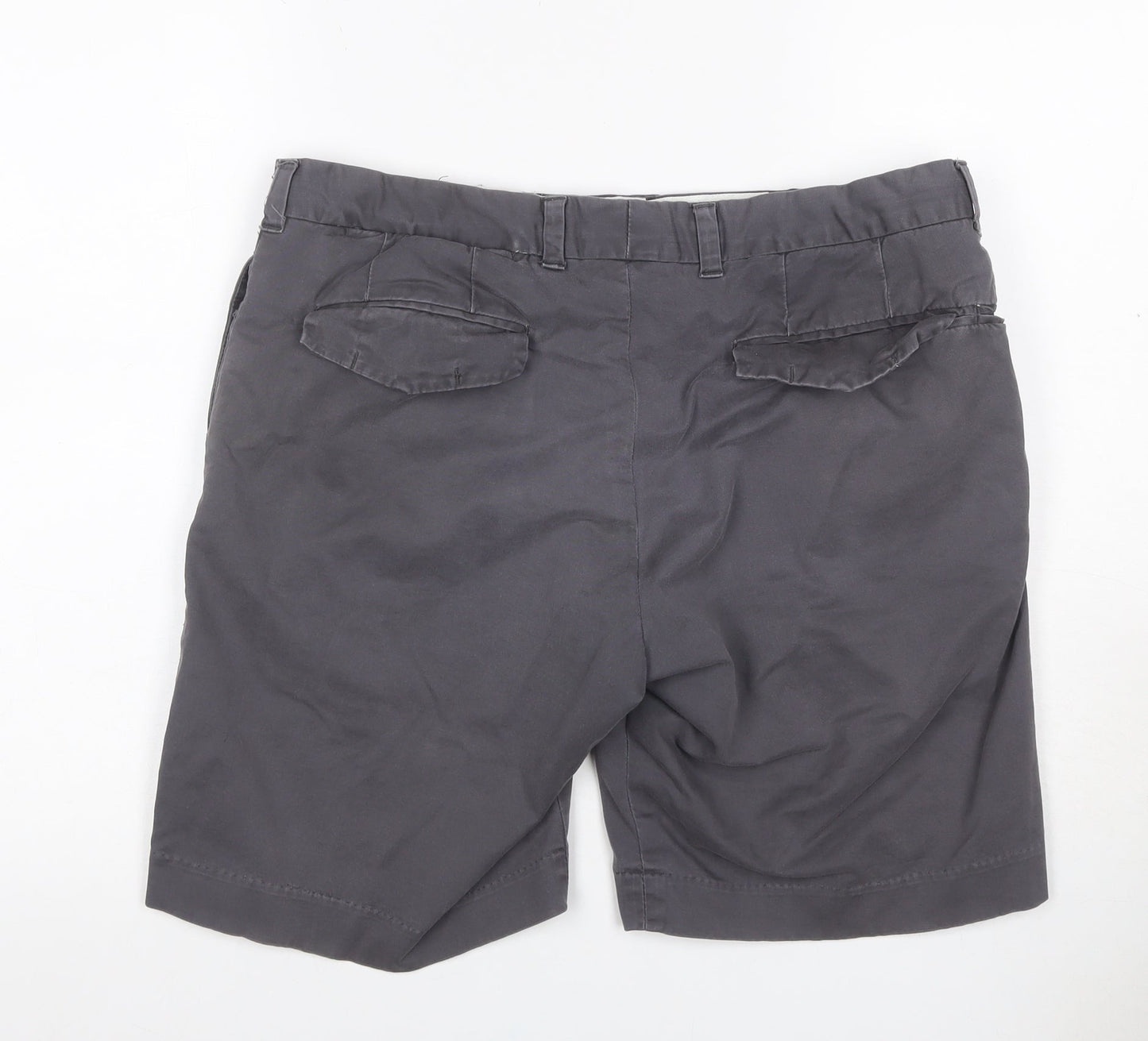 French Connection Men's Grey 34 Chino Shorts Cotton Stretch Casual