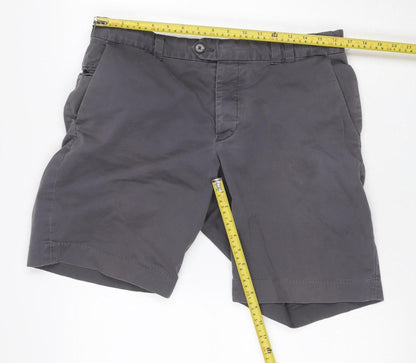 French Connection Men's Grey 34 Chino Shorts Cotton Stretch Casual