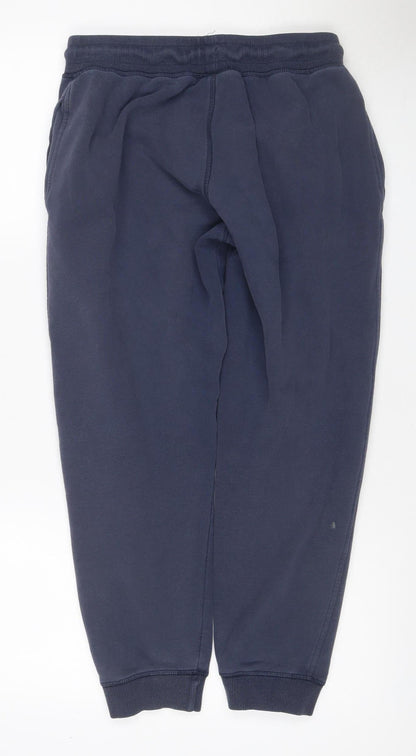 Ellesse Men’s Blue M Jogger Sweatpants Drawstring Logo