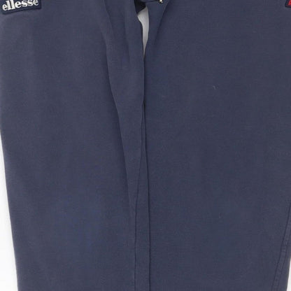 Ellesse Men’s Blue M Jogger Sweatpants Drawstring Logo