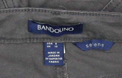 Bandolino Women’s Grey UK 12 Selene Capri Straight 5-Pocket Jeans