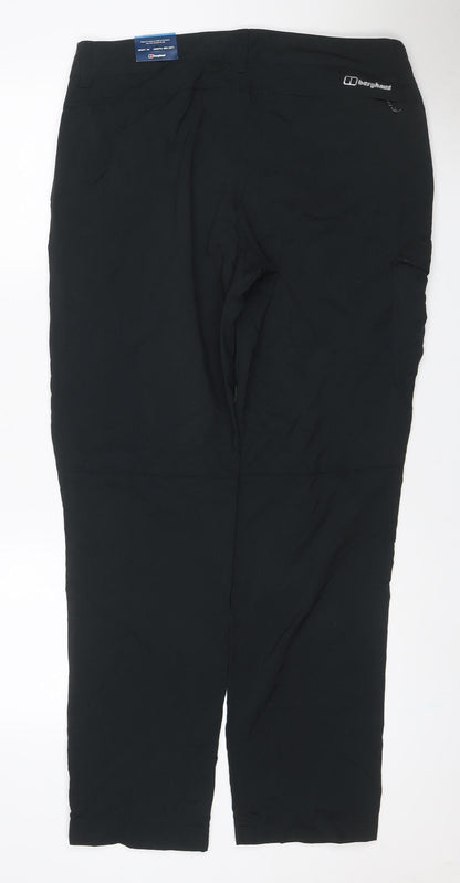 Berghaus Unisex Adults Black Size 34 Waterproof Rain Trousers 32in