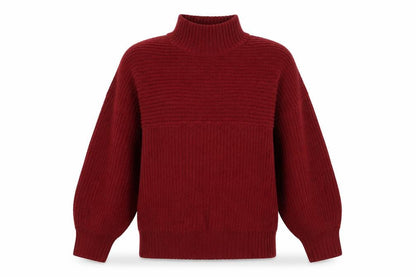 Threadbare Women’s Red Size 10 Roll Neck Knit Pullover Jumper