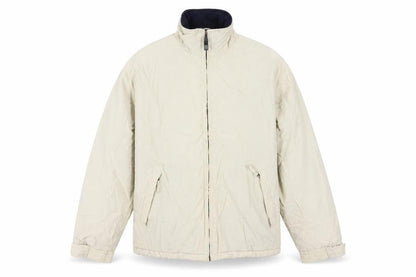 M For Sun Men's XXL Ivory Golf Full Zip Lined Jacket Pockets