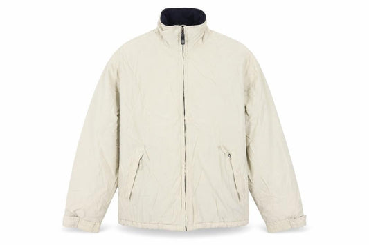M For Sun Men's XXL Ivory Golf Full Zip Lined Jacket Pockets