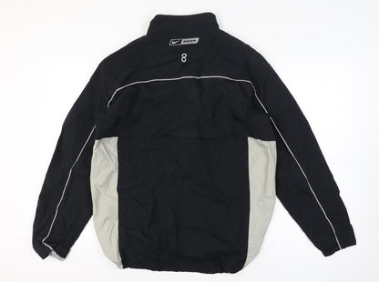 Bauer Mens Black M Basic Jacket Full Zip Hockey Logo Sports Coat