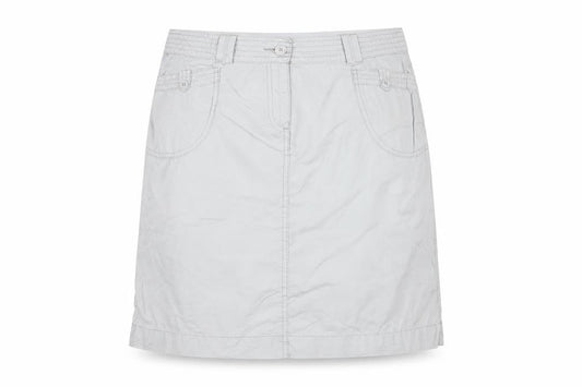 Marks and Spencer Women's Grey UK 12 Straight Knee Length Cotton Skirt