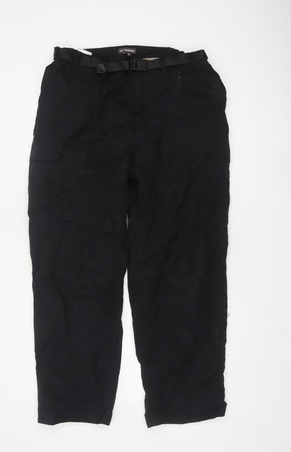 Craghoppers Men’s Black 34in S Cargo Trousers Adjustable Belt