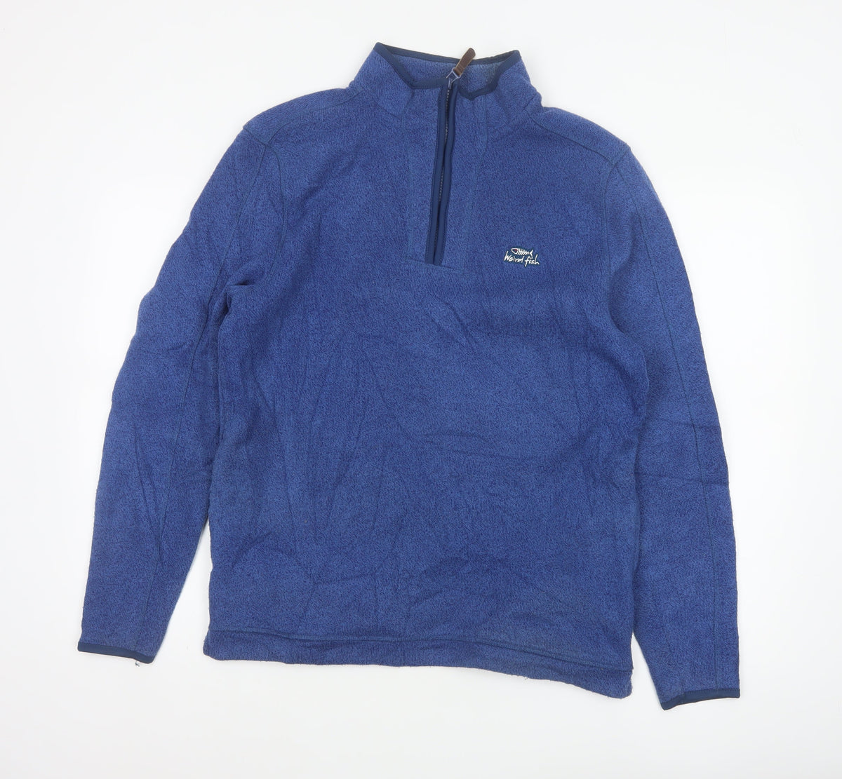 Weird Fish Men’s Blue M 1/4 Zip Fleece Pullover Sweatshirt